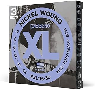 D'Addario EXL115 Electric Guitar Strings 11 -49