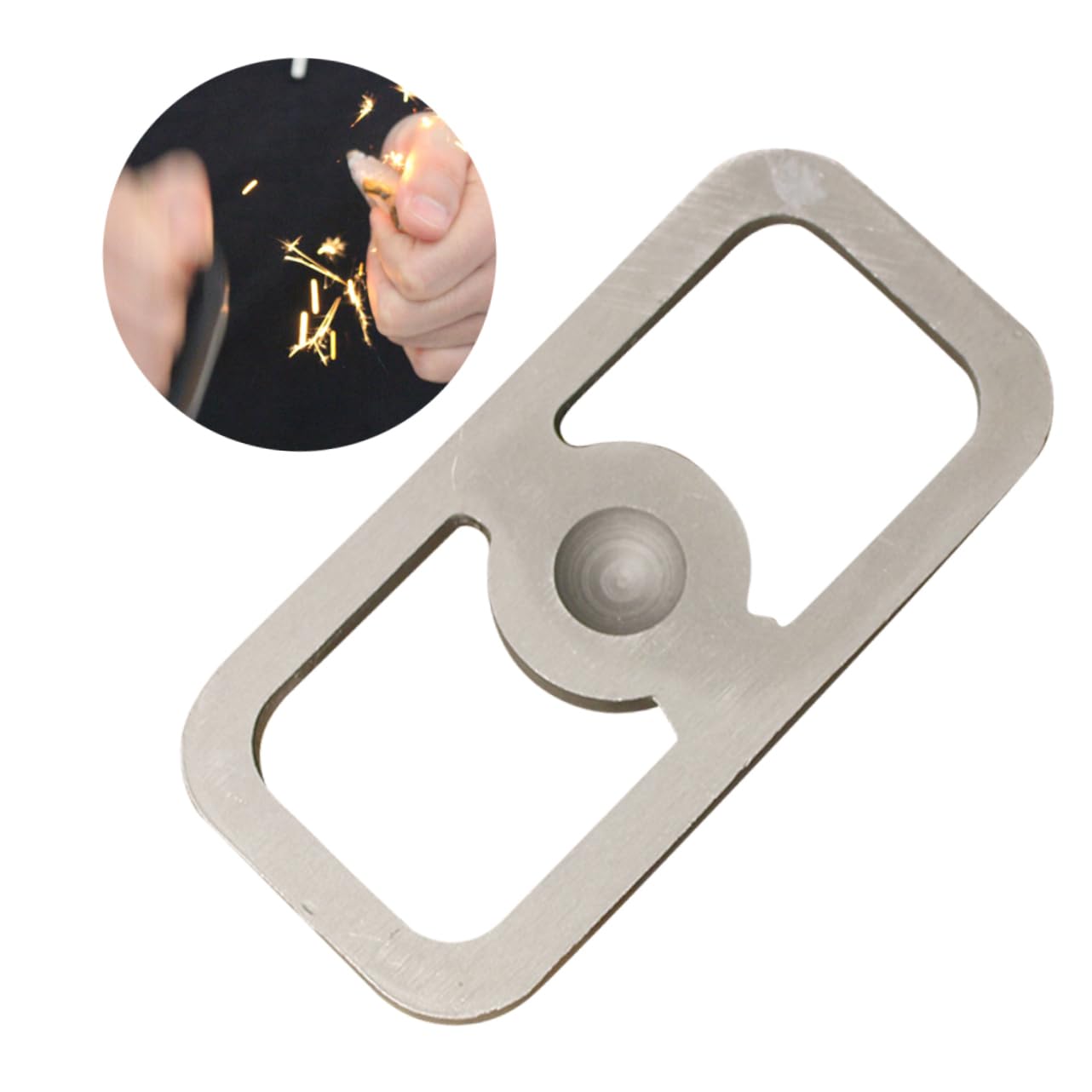Veemoon 3pièces Outil De Démarrage De Feu Acier Au Pour Camping Et Activités De Survie Allume-feu Portable Et Léger Pour Feux De Camp Les Randonnées Situations Urgence