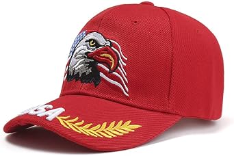 American Eagle Flag Cap Embroidery Eagle Baseball Cap USA Flag Cap