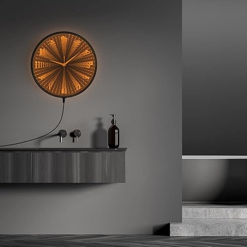 Miniatura 7 de The Geeky Days Accesorios para tienda de sexo, espejo infinito interestelar, reloj de pared luminoso, erótico, íntimo, juego de rol, herramientas