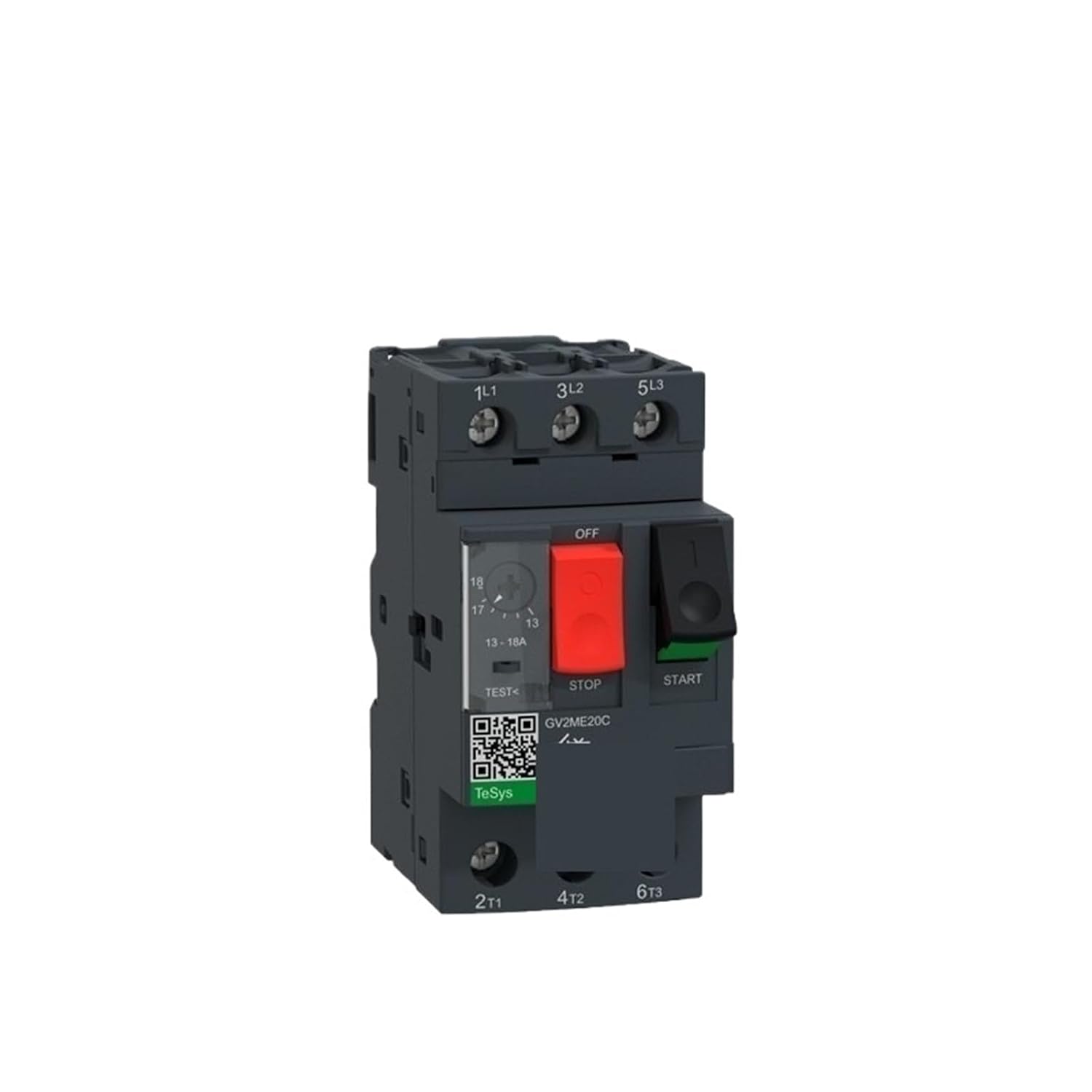 Motor Protector GV2ME Button Control GV2PM Thermal Magnetic Type Circuit Breaker 1Pcs(GV2PM01C)