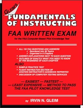 Paperback Fundamentals of Instructing FAA Written Exam Book