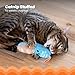 Catstages Loaf Kicker Toy with Catnip and Dental Mesh, Bread Shape, Plush and Ribbon Cat Toy for Kicking, Tossing, and Teeth Cleaning, Tan