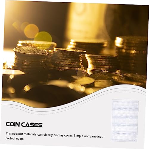 Accesorio para almacenamiento de monedas protector transparente miniatura 3