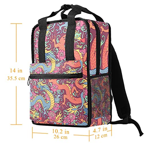 Sac à dos garçons drapeau américain rétro scolaire réglable Taille Unique - 5