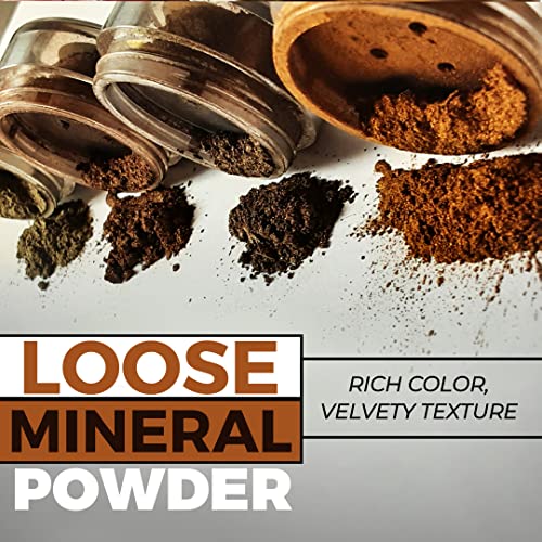 Concrete Minerals Metallic Eyeshadow, Silky- Smooth And Highly Pigmented, Longer-Lasting With No Creasing, 100% Vegan And Cruelty Free, Handmade In Usa, 8 Grams Loose Mineral Powder (Jinxed) #TOP3