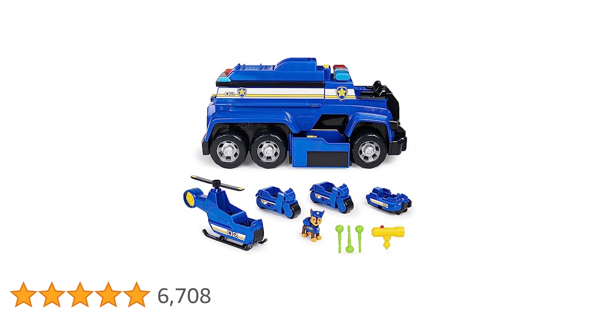 Amazon.co.jp: Paw Patrol, Chase's 5-in-1 Ultimate Cruiser
