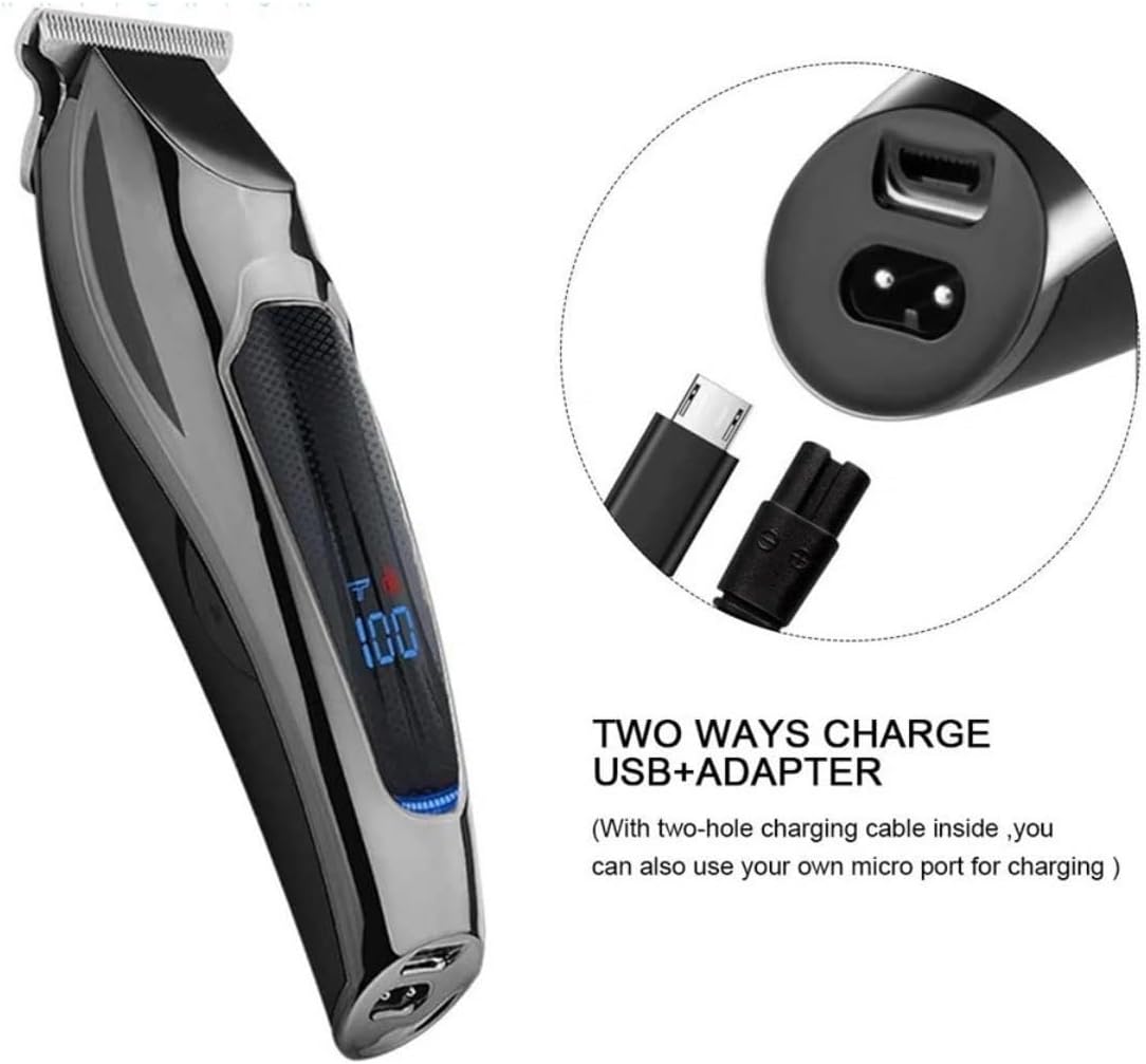 Hair Electric Rs for Men Trimmer Professional LED Display Cutting Machine for Rechargeable Mini Men's