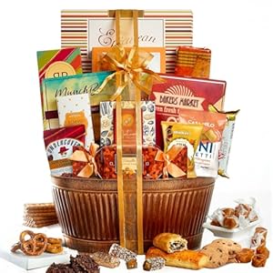 Broadway Basketeers Gift Basket Gifts for Women, Men, Families, Fathers Day, College, Appreciation, Thank You Present, Birthday, Corporate, Get Well, Sympathy Care