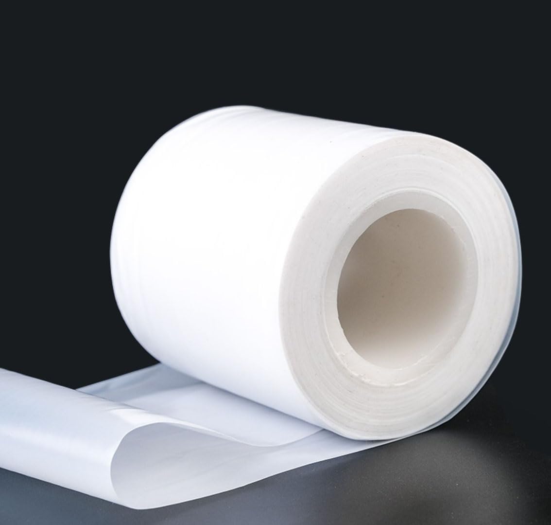 Film PTFE blanc résistant haute température matériau isolant 0.1x50mm pour joint