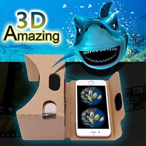 Image of Vr Box, Cardboard,3D with Cardboard and Headsets for Mobile