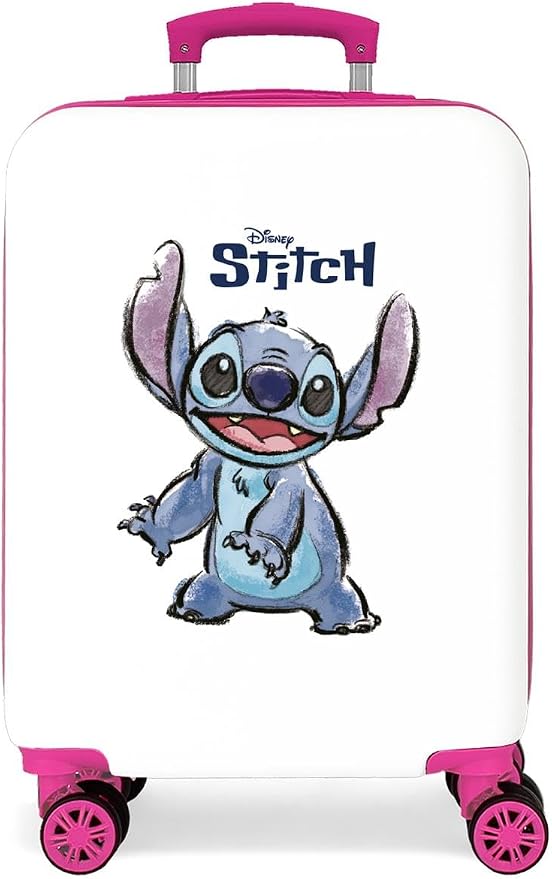 Disney Adorable Stitch, Maleta Infantil tamaño de Cabina, Equipaje para…