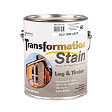Sashco Transformation Log and Timber Stain, 1 Gallon Pail, Gold Tone Light (Pack of 1)