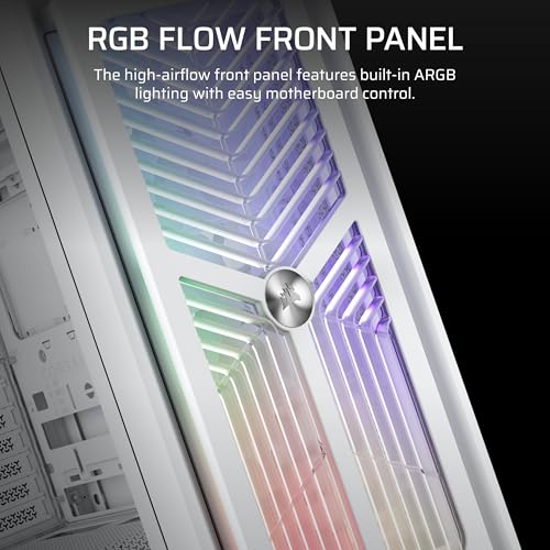 Image of Corsair Frame 4000X RS Modular Mid-Tower ATX PC Case - White