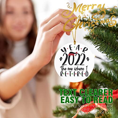 First Christmas Retired Ornament 2022 Year 2022 The One Where I Retired Ornament Retirement Gifts, Christmas Decorations #TOP3