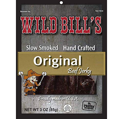 Wild Bill's Hickory Smoked Beef Jerky 3 Ounce Pack (3 count)
