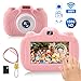 Produktbild RAYROW Kinderkamera,Digital Fotokamera Selfie Videokamera mit 28 Megapixel/1080P HD/3.0 Zoll Bildschirm,Unterstützt WiFi&Touchscreen,Spielzeug Geburtstagsgeschenk für Jungen Mädchen Alter 3-12(Rosa)