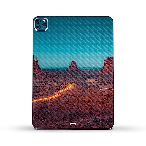 Image of MightySkins Carbon Fiber Skin Compatible with Apple iPad Pro 11 inch M2 4th Gen (2022) Full Wrap Kit - Monument Valley | Protective, Durable Textured Carbon Fiber Finish | Easy to Apply | Made in The USA