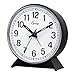 Equity 14075 Black Analog Wind-Up Alarm Clock