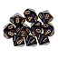 10 Dés Polyédriques D10 (0-9) En Acrylique – Diamètre 16 Mm, Pour Jeux De Rôle DND, RPG, MTG, Jeux De Société, Couleur Rouge