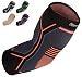 Kunto Fitness Elbow Brace Compression Support Sleeve for Tendonitis, Tennis Elbow, Golf Elbow Treatment - Reduce Joint Pain During ANY Activity! (Medium)