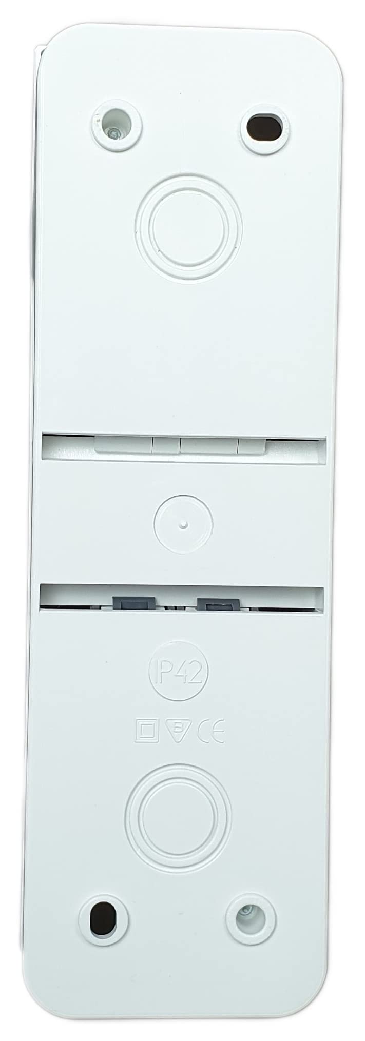 RoadEu – Cuadro Electrico Superficie con Interruptor automático 16A "C", Disyuntor Phase + Neutro L1+N. Ideal como distribuidor de pared para talleres, cobertizos o jardines.