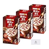 【Amazon.co.jp限定】 ドトール コーヒー インスタント 素材が香る 黒糖カフェラテ 15g×6P 3個セット Aronheurオリジナルマスクケース付き