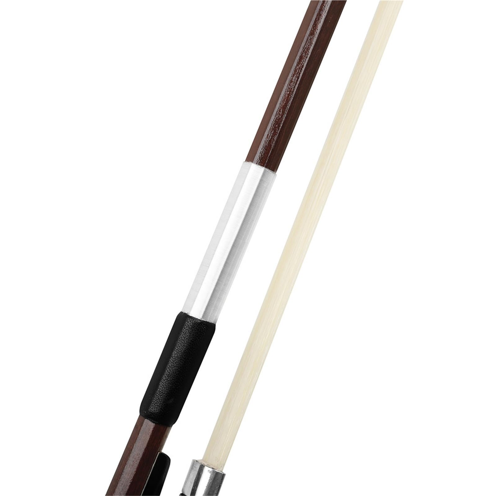 Arco Violino Accessori per strumenti musicali con arco in palissandro ebano naturale con coda di cavallo 4/4 per violino