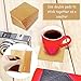 30 Pack Self-Adhesive Cork Squares 4' x 4' Tiles for DIY Crafts