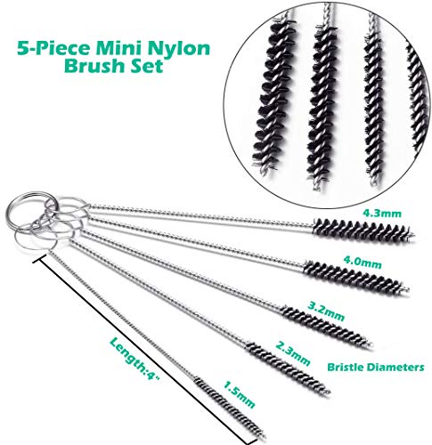 Pipe Cleaners Tool Set 100 Pcs Pipe Cleaners Crafts 1Pc Pipe Tamper Reamer 1Pc Mini Nylon Brush Set And 2Pcs Drinking Straw Cleaning Brushs #TOP4