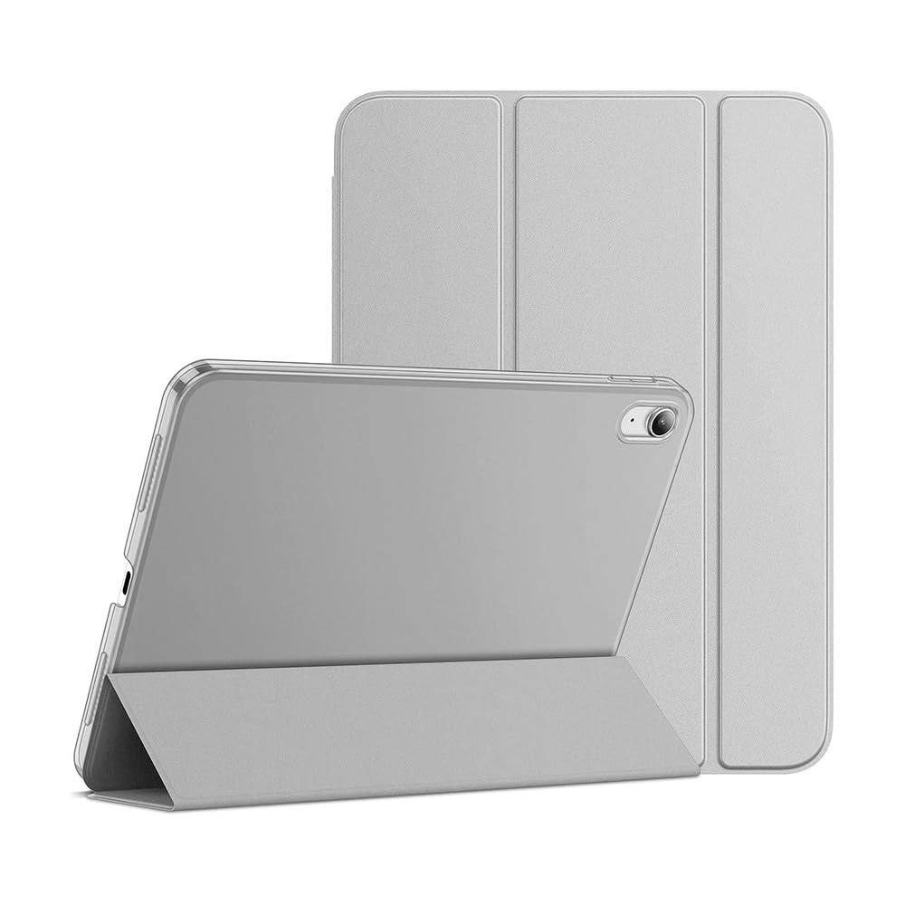Rabat avec Support iPad 10.9 et 11 A16, Protection Intégrale Grise