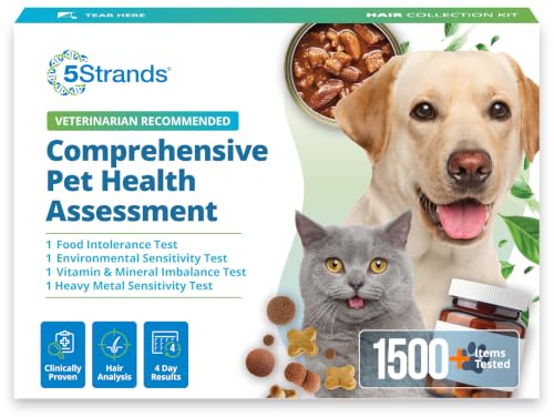 5Strands Comprehensive Pet Health Assessment, 1500 Items Tested, All Breeds