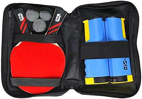 Lionlaw Table Tennis Combo Pingpong Set 2 Offensive Bats 3 Balls Retractable Net Carry Bag Ready to Go