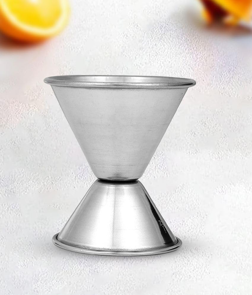 Dynamic Store Dynore Set of 2 Double Sided Peg Measures - 30&60, 20&40 ml Each, Silver (Stainless Steel) - Image 6 thumbnail