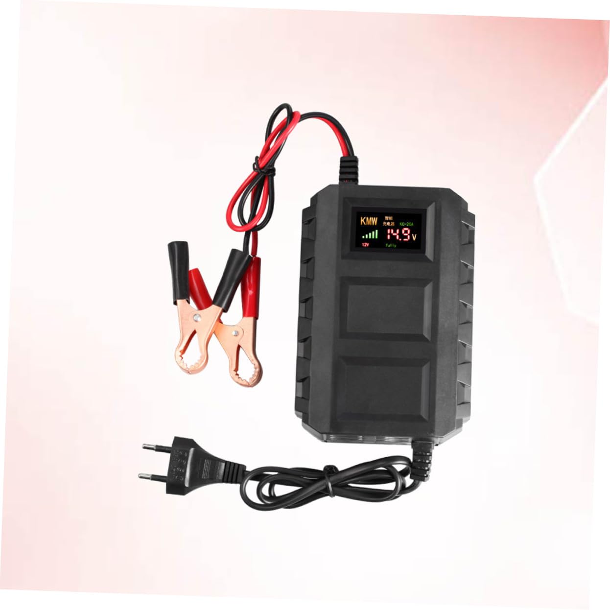 Chargeur Batterie Auto pour et Voiture Protection Multiples Surcharge et Court Circuit Compatible Batterie Acide Charge Stable et Sécurisée
