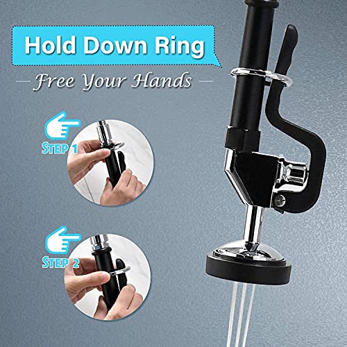 Appaso Commercial Faucet For Restaurant, Pre-Rinse Sink Faucet With Pull Down Sprayer - Wall Mount Kitchen Faucet 20” Height 3 Compartment Sink Faucet With Swivel Spout, Polished Chrome Finish #TOP5