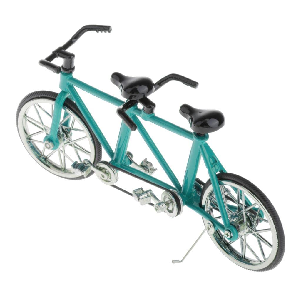 Miniature Vélo Tandem 1:16 - Réplique En Alliage Détaillée, 13.5 Cm, Pour Collection, Décoration, Cadeau