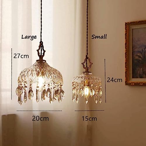Araña de cristal de latón de techo moderna para comedor y sala de estar 2