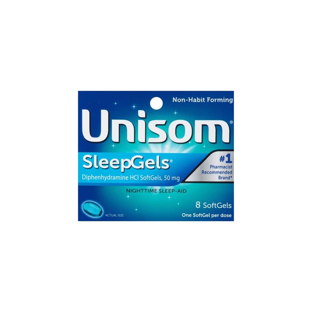 Unisom Nighttime SleepAid SoftGels, 50mg Mauritius Ubuy