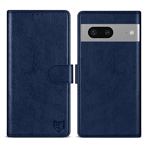 Image of ZZXX for Google Pixel 7 Wallet Case Magnetic Closure 6.3 inch,Blue
