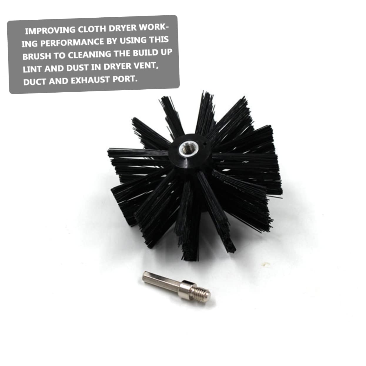 Alipis Scovolino Canne Fumarie in Nylon Manico in Legno la Pulizia di Condotti e Tubi Asciugatrice, Set Flessibile per Spazzola Pulisci Fumaria e Resistente