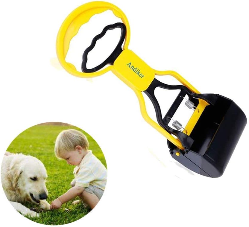 NA 1Piece Dog Poop Scoop Portable Poop Scoopr High Elastic Spring Pet Waste Scooper Used for