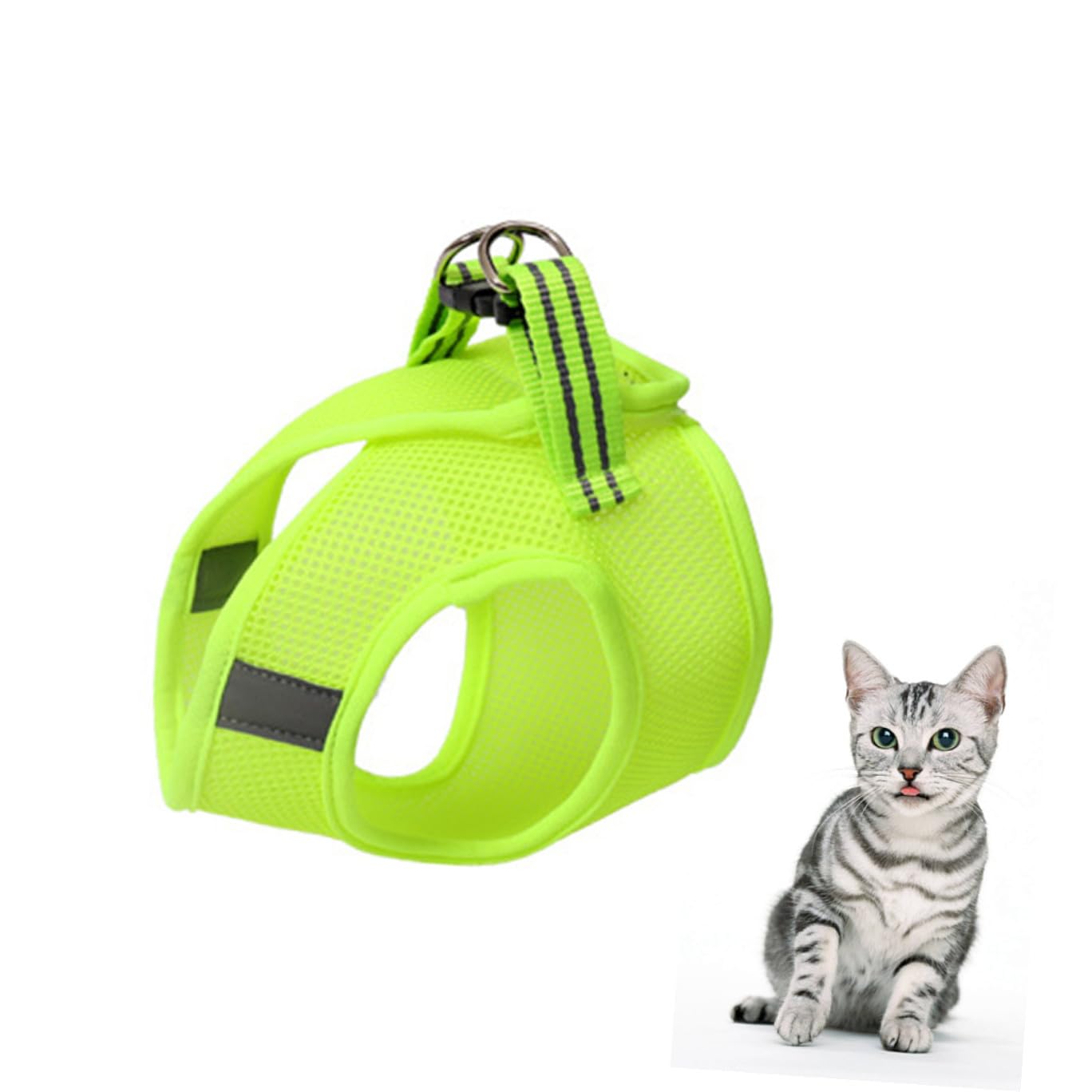 Sangle de poitrine pour gilet pour chat vert XS réglable BESPORTBLE