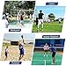 volleyball Badminton Net Frame Poles,Volleyball/Badminton Pole&Nets Package For Backyard, Volleyball Poles With Stable Base,Heavy Duty Badminton Volleyball Pole-Adjustable Height 5-6.9ft/1.55-2.1m