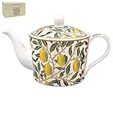 The Leonardo Collection Fruits Tea Pot by William Morris | Elegant Ceramic Teapot with Iconic Fruits Design | Perfect for Tea Lovers | Durable Decorative Teapot for Any Occasion