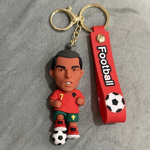 Image of Cute Cartoon Character Silicone 3D Key Chain with Strap Charm & Metal Hook, Merchandise Key Rings Gift for Kids Girls Boys Men & Women