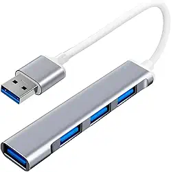Adaptador Multiporta USB Hub, USB Dock Station com 4 Portas USB 3.0 (USB)