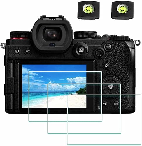 ULBTER Protector de pantalla para Panasonic LUMIX S5II S5IIX S5  S5 II s5 IIX y cubierta para zapatos calientes de 0.012 in, dureza 9H, vidrio