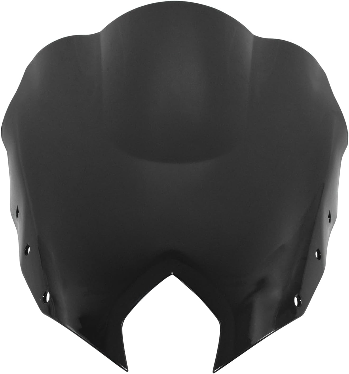 Motorcycle Front Windscreen Windshield Fly Screen Shield Wind Deflectors for Yamaha FZ6R FZ-6R FZ6 R FZ 6R FZS600 2009 2010 2011 2012 2013 2014 2015 2016 2017 2018 36P-28381-00-00 (Dark Smoke)