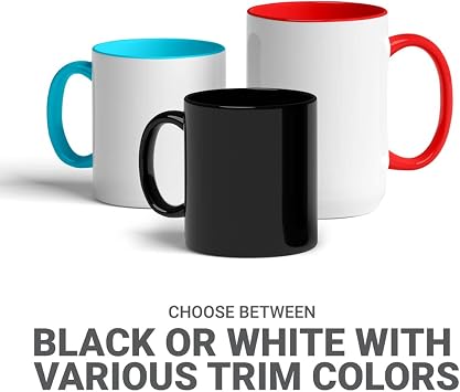GotPrint Custom Photo Mug, Personalized Gifts, Upload Picture and Text, Company Logo, Name, Customized Gift Idea,Taza Personalizada, Customizable Ceramic Coffee Cup, Black, 15 Oz